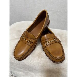 Rancourt Horsebit Loafers Tan Brown Size 10.5 AA Made In Maine
